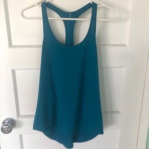 Teal lululemon tank